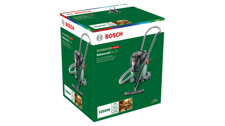 New Genuine Bosch 06033D1200 Vac 20 Wet and Dry Vacuum Cleaner