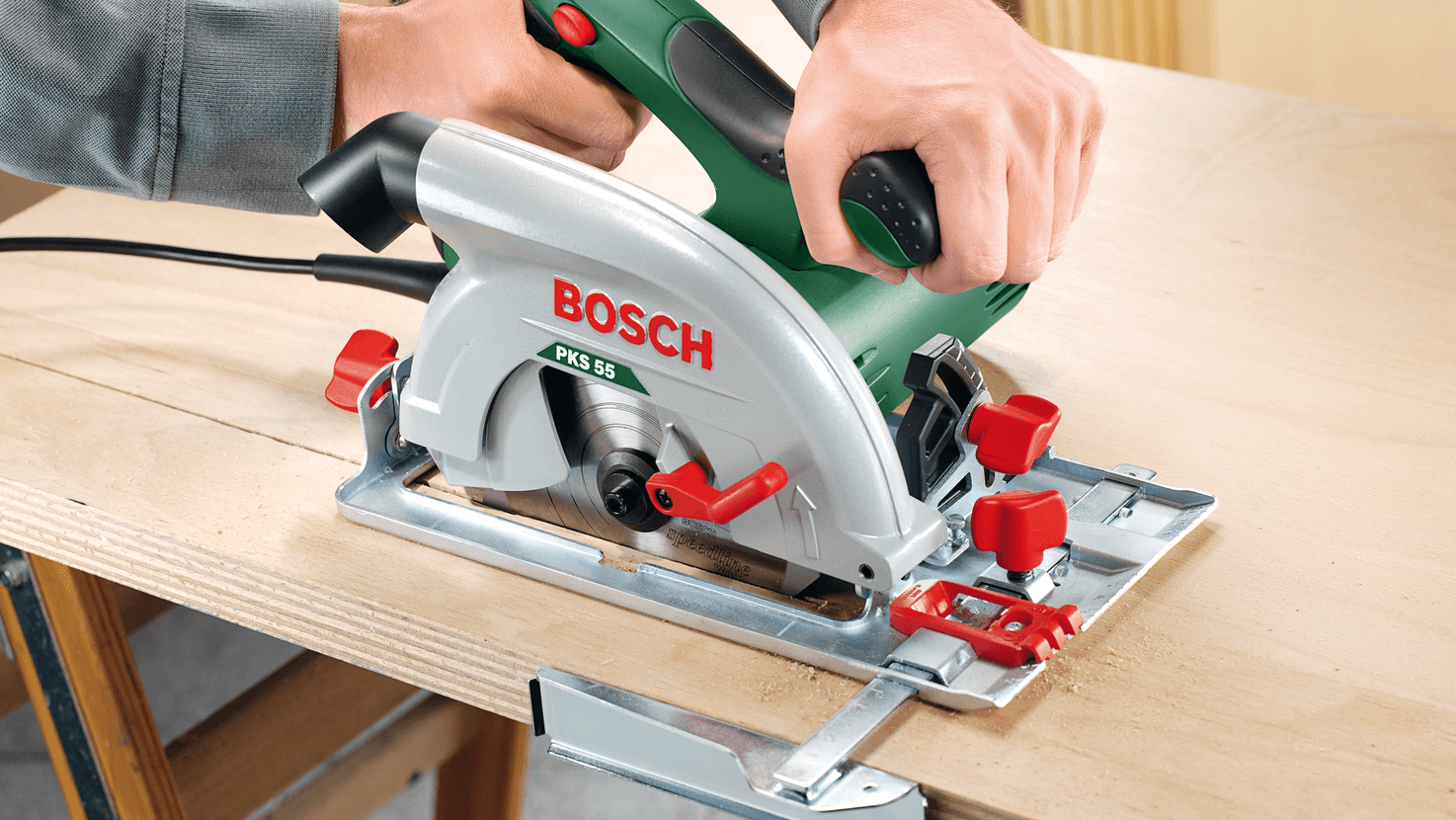 New Genuine Bosch 0603500020 PKS 55 Hand-Held Circular Saw