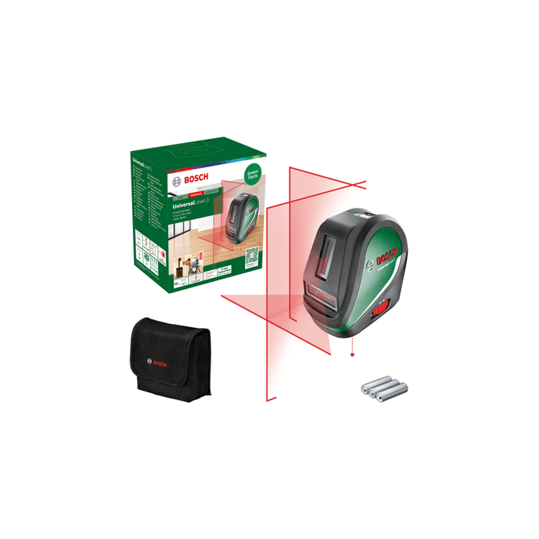 New Genuine Bosch 0603663904 Level 3 Cross Line Laser