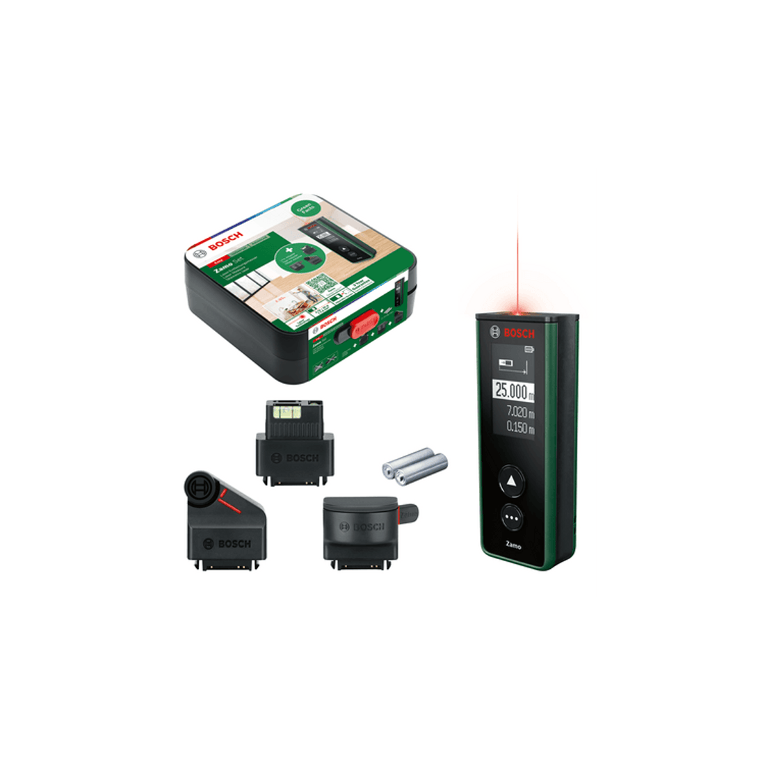 New Genuine Bosch 0603672901 Zamo Set Digital Laser Measure