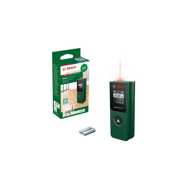 New Genuine Bosch 0603672A00 Distance 20 Digital Laser Measure
