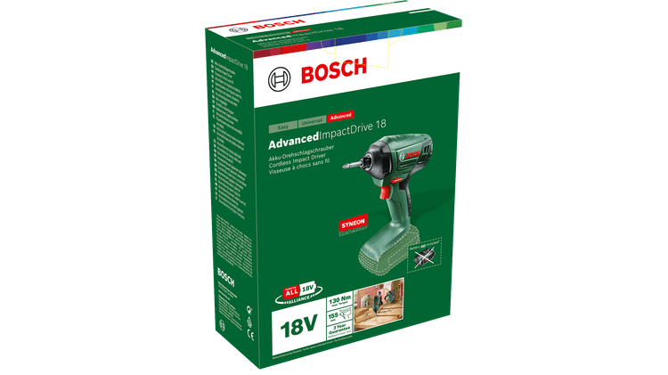 New Genuine Bosch 0603980303 ImpactDrive 18 Cordless Impact Wrench
