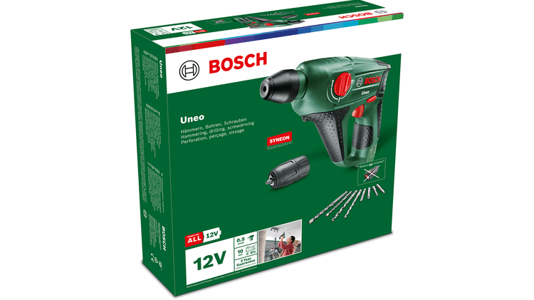 New Genuine Bosch 060398400C Uneo Cordless Rotary Hammer