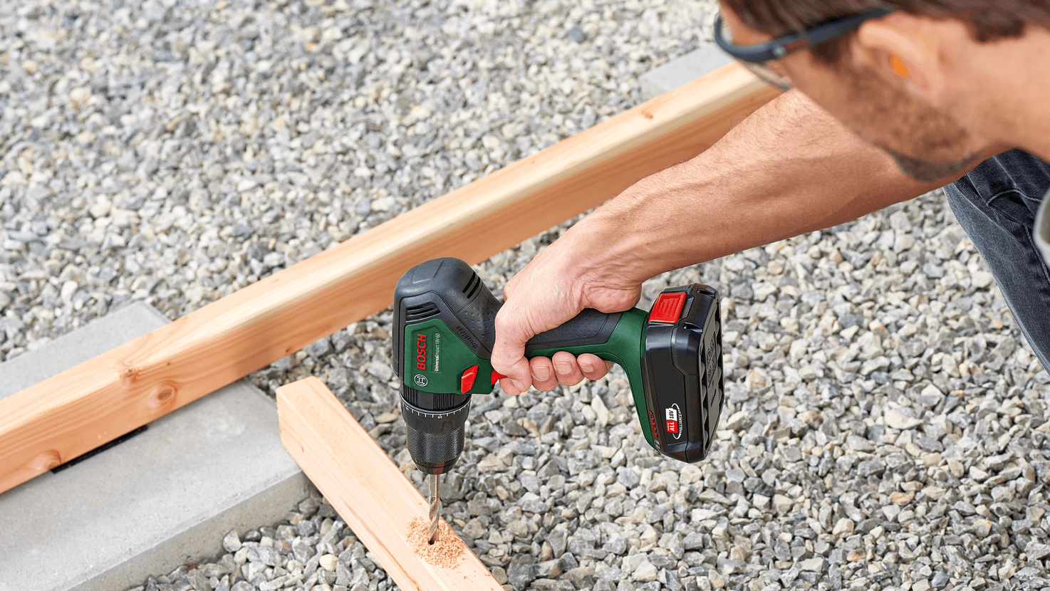 New Genuine Bosch 06039D7100 Impact 18V-60 Cordless Impact Drill