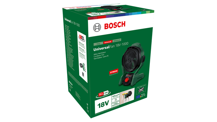 New Genuine Bosch 06039E1000 Fan 18V-1000 Cordless Fan