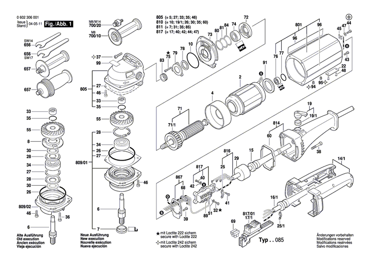 New Genuine Bosch 1600102633 Shim