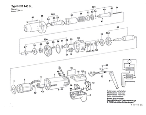 New Genuine Bosch 1600117001 Air-Deflector Ring