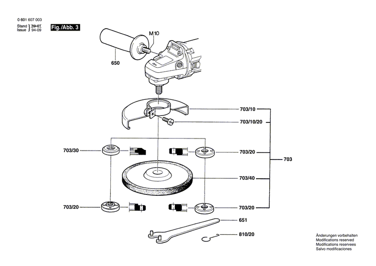 New Genuine Bosch 1600136010 Shim