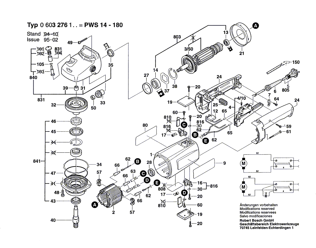 New Genuine Bosch 1600150026 Spring Washer