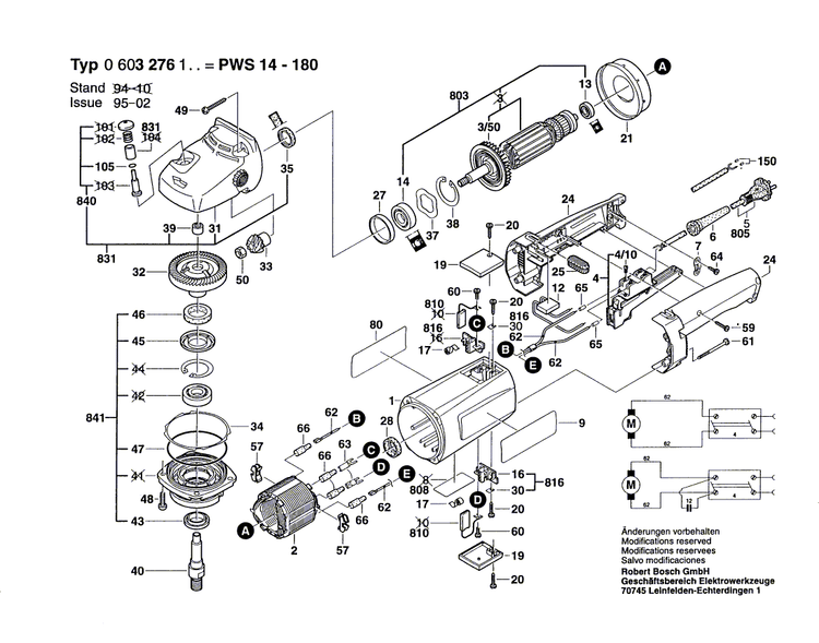 New Genuine Bosch 1600150026 Spring Washer