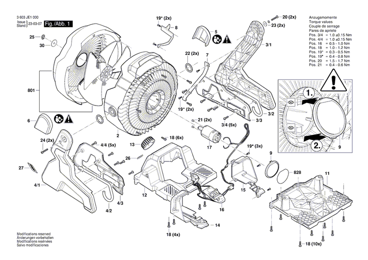 New Genuine Bosch 160015003P Spring Washer