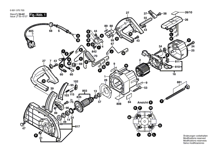 New Genuine Bosch 1600200025 Intermediate Ring