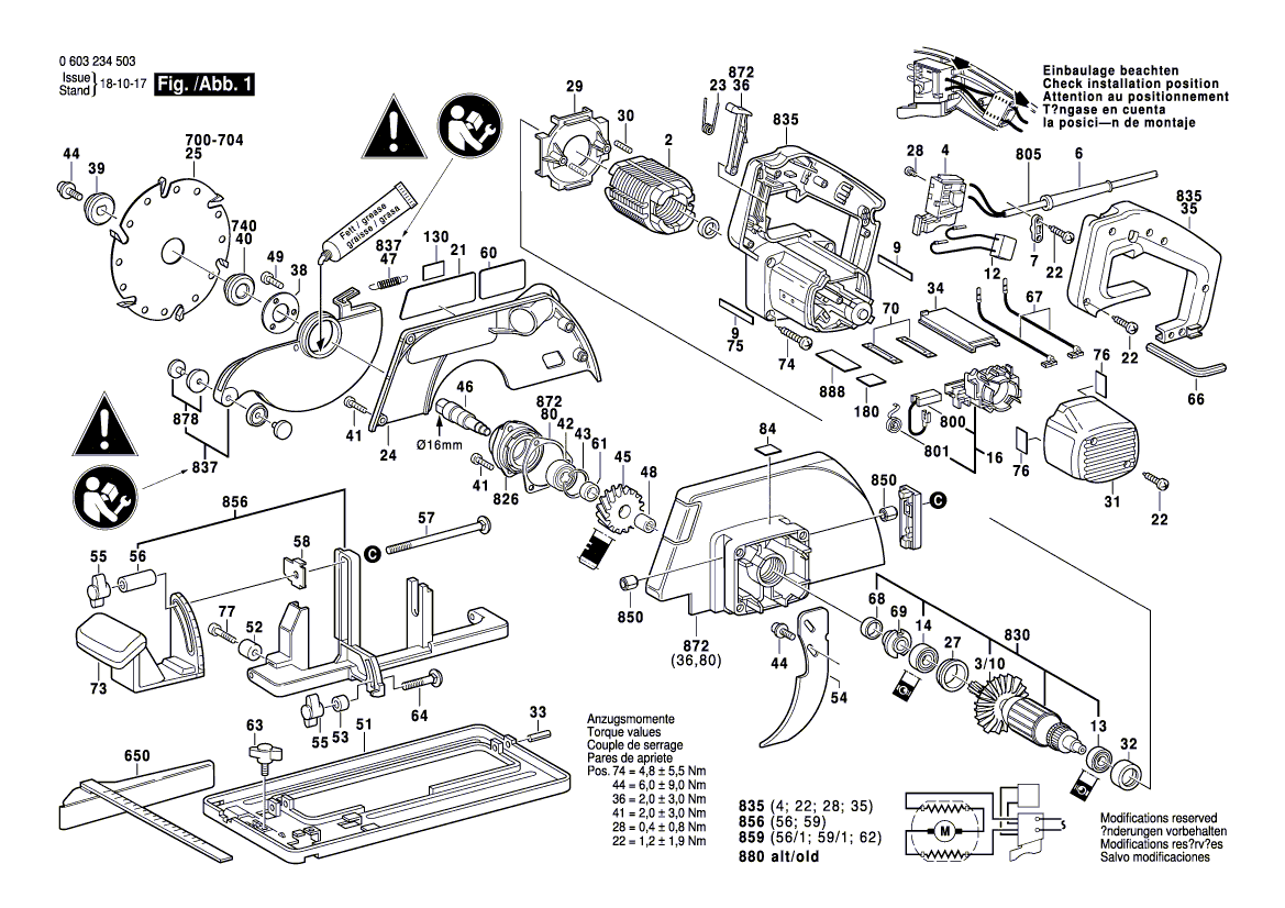 New Genuine Bosch 1600201014 Spacer Ring