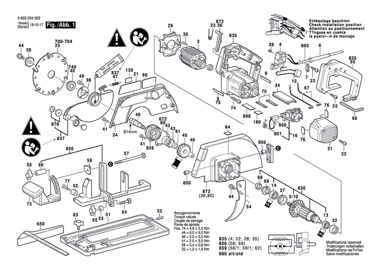 New Genuine Bosch 1600201014 Spacer Ring