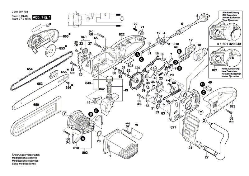 New Genuine Bosch 1600206035 Intermediate Ring