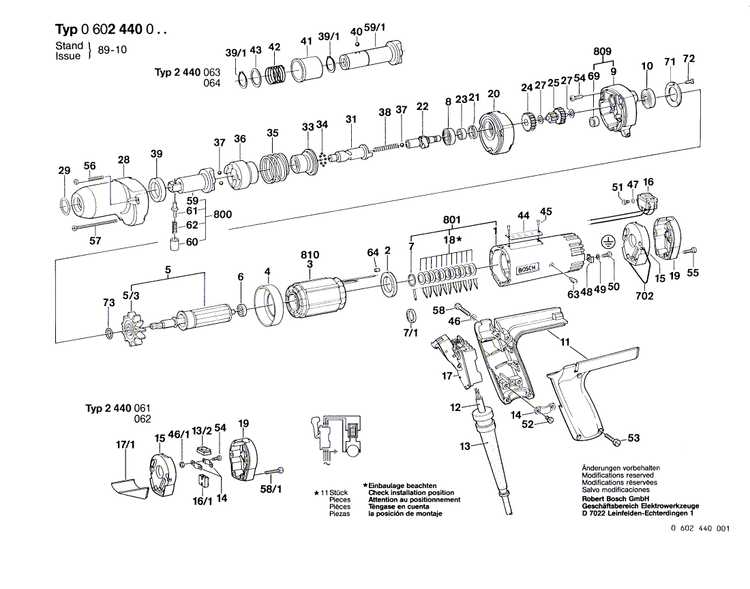 New Genuine Bosch 1600209011 Seal Ring