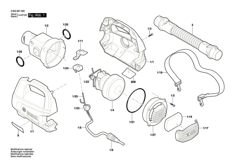 New Genuine Bosch 160021005B O-Ring