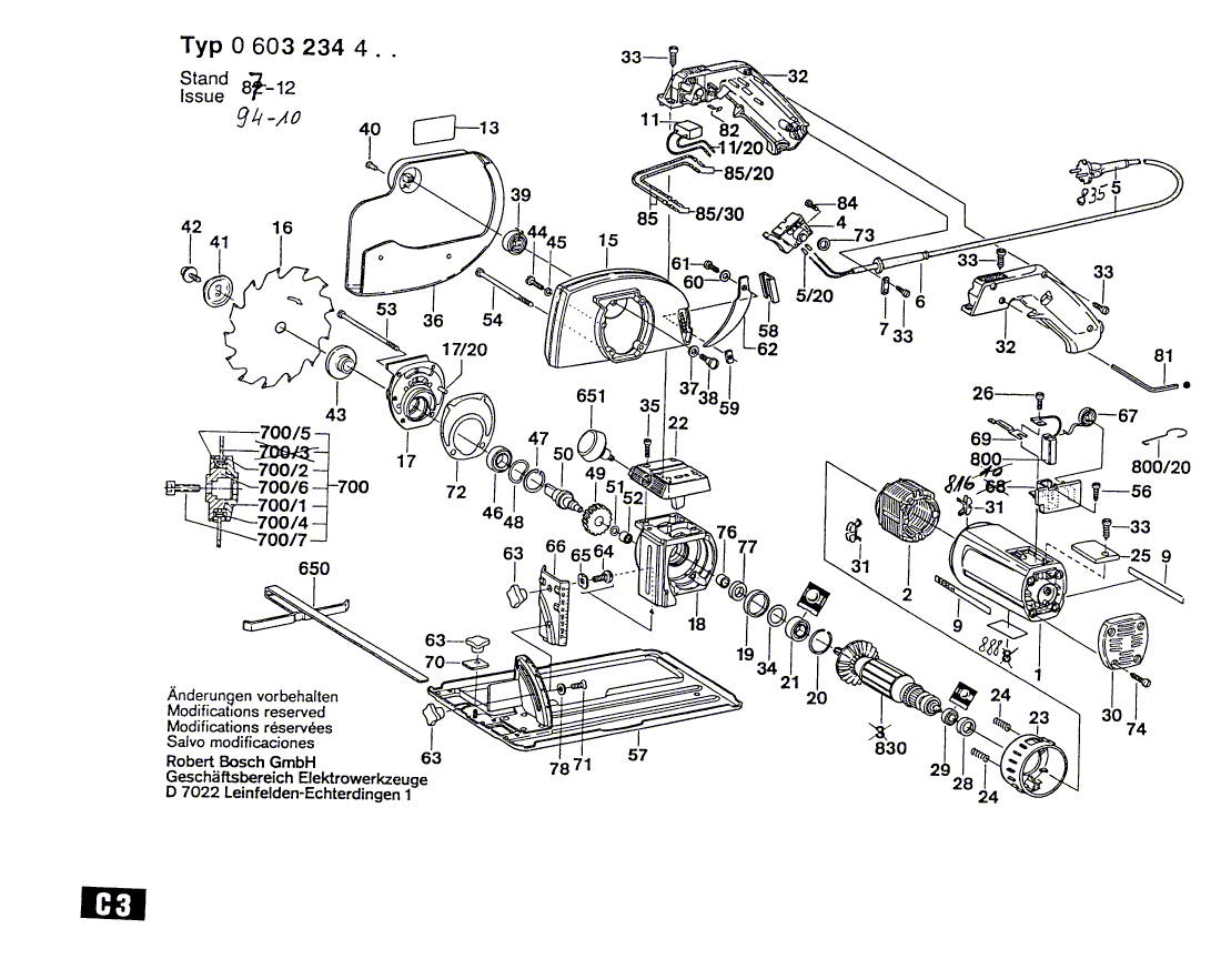 New Genuine Bosch 1600300089 Intermediate Ring