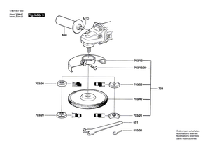 New Genuine Bosch 1600502020 Rubber Bushing