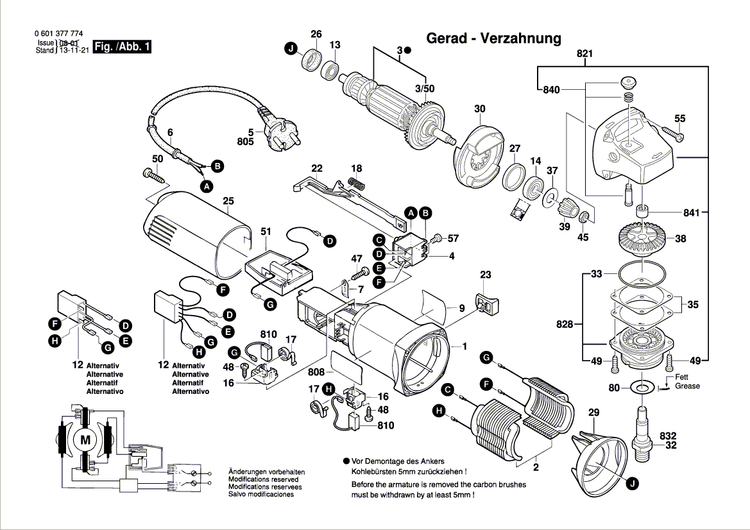 New Genuine Bosch 1600502024 Intermediate Ring