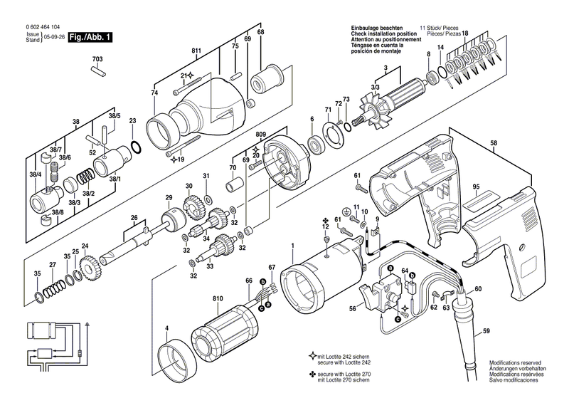 New Genuine Bosch 1600506000 Spring Retainer