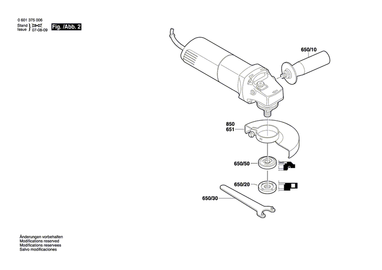 New Genuine Bosch 1600591024 Air-Deflector Ring