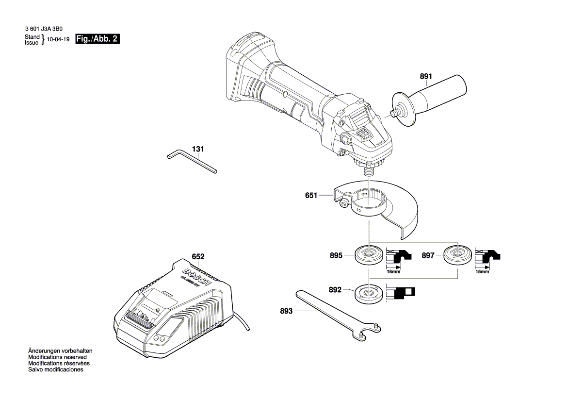 New Genuine Bosch 1600591046 Air-Deflector Ring