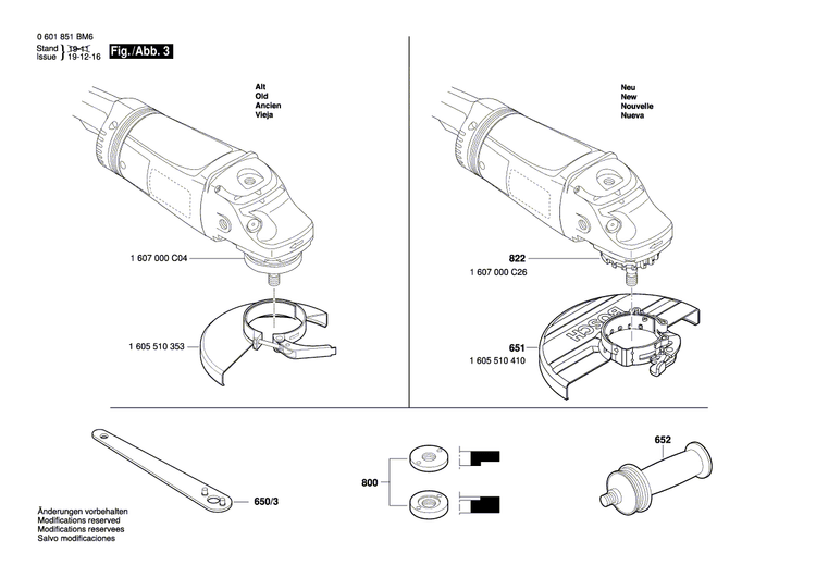 New Genuine Bosch 1600591075 Air-Deflector Ring