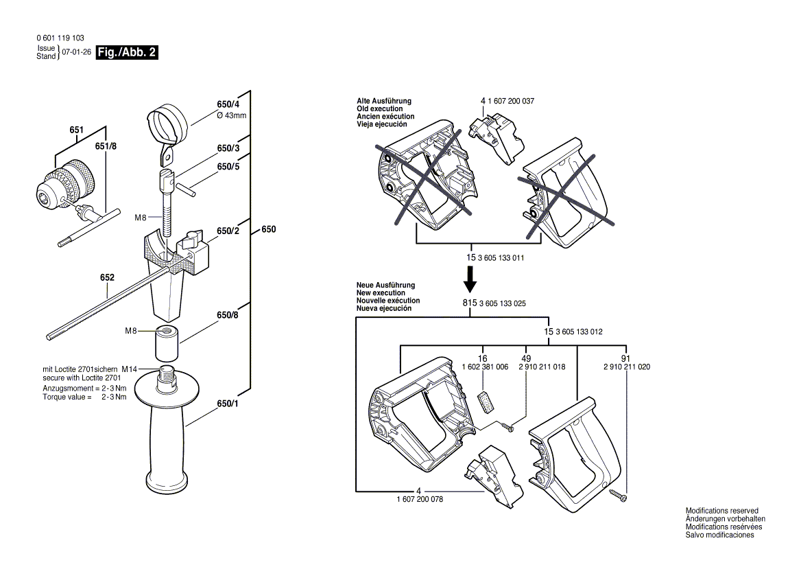 New Genuine Bosch 1600703022 Grommet