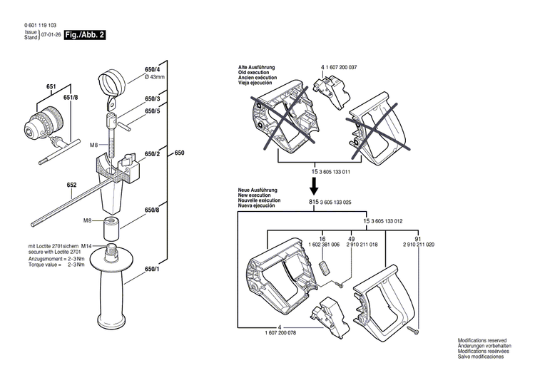 New Genuine Bosch 1600703022 Grommet