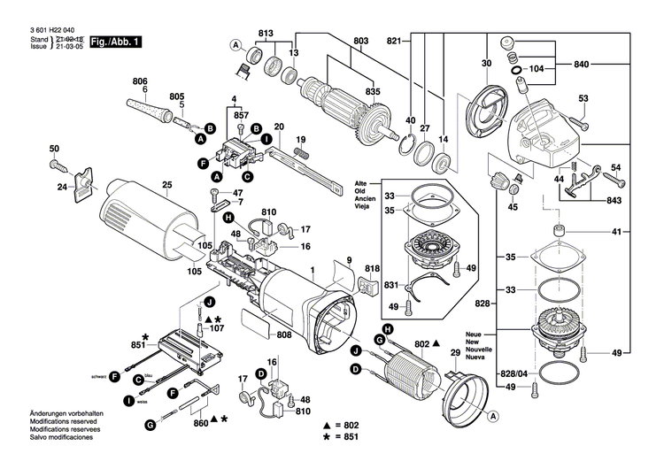 New Genuine Bosch 1600703041 Grommet