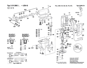 New Genuine Bosch 1600910011 Needle bearing