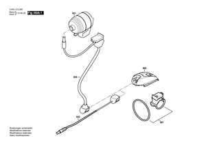 New Genuine Bosch 1600A000JB Connector