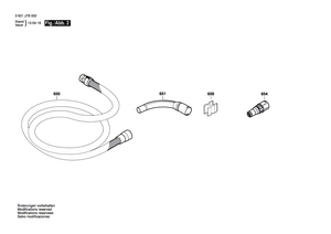 New Genuine Bosch 1600A000KP Hose Holder