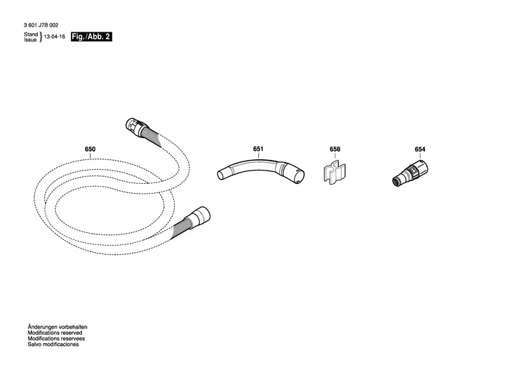 New Genuine Bosch 1600A000P9 Handle