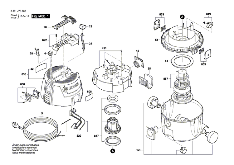 New Genuine Bosch 1600A000P9 Handle