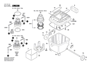 New Genuine Bosch 1600A000R4 Motor Housing