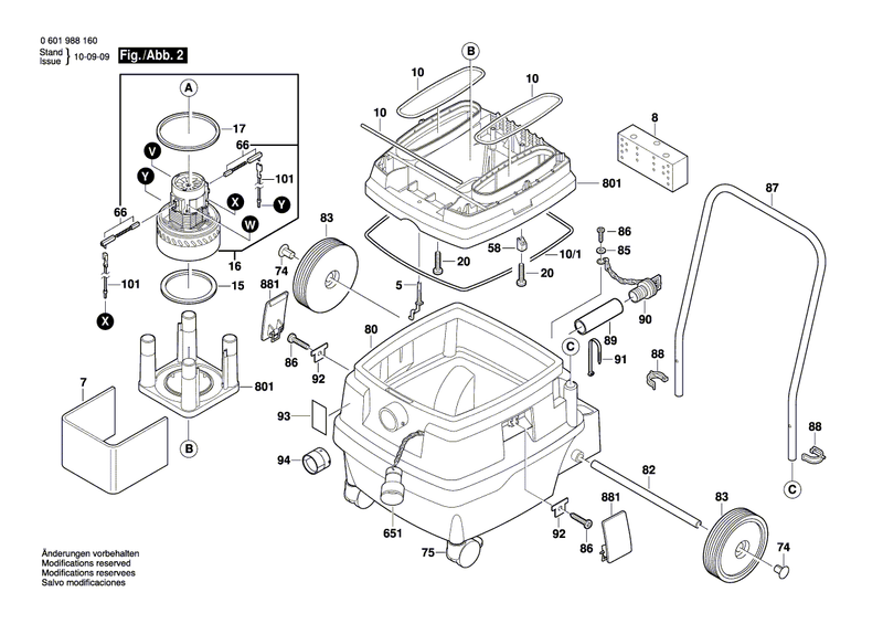 New Genuine Bosch 1600A000SD Intermediate housing