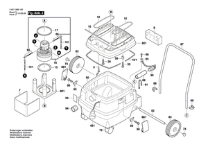 New Genuine Bosch 1600A000SE Motor Housing