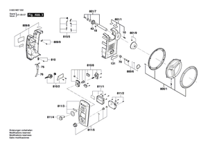 New Genuine Bosch 1600A000SP Baffle