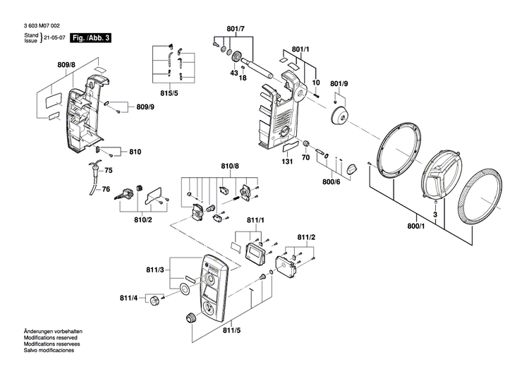 New Genuine Bosch 1600A000SS Knob