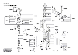 New Genuine Bosch 1600A000T4 Housing Section