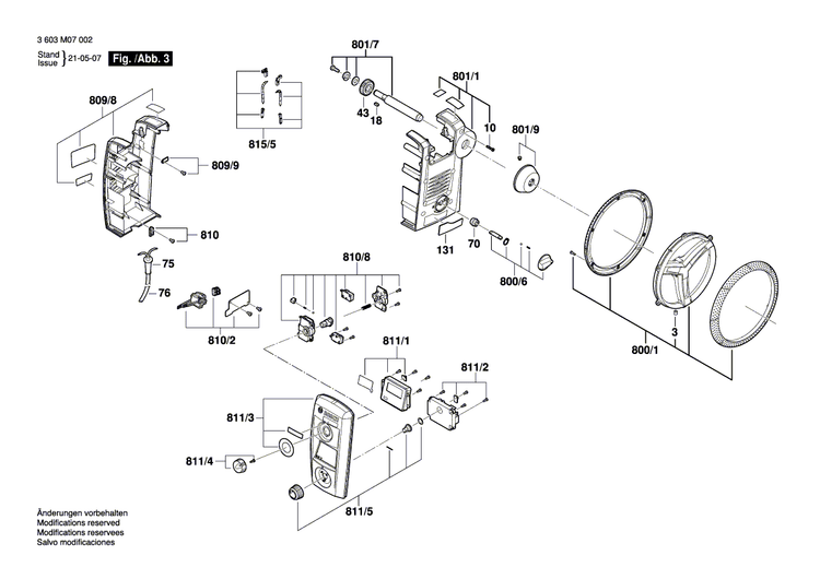 New Genuine Bosch 1600A000T4 Housing Section