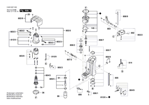 New Genuine Bosch 1600A000T5 Column