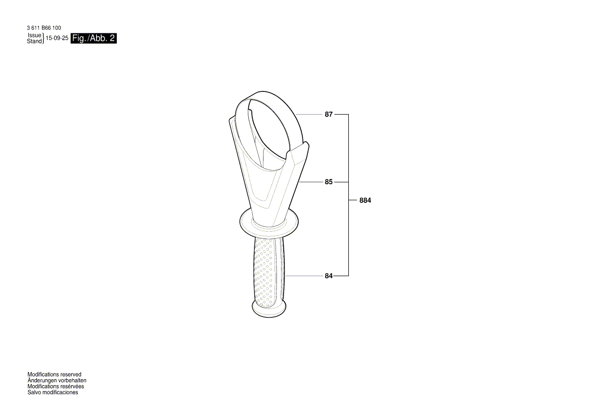 New Genuine Bosch 1600A000XU Seal Fastener