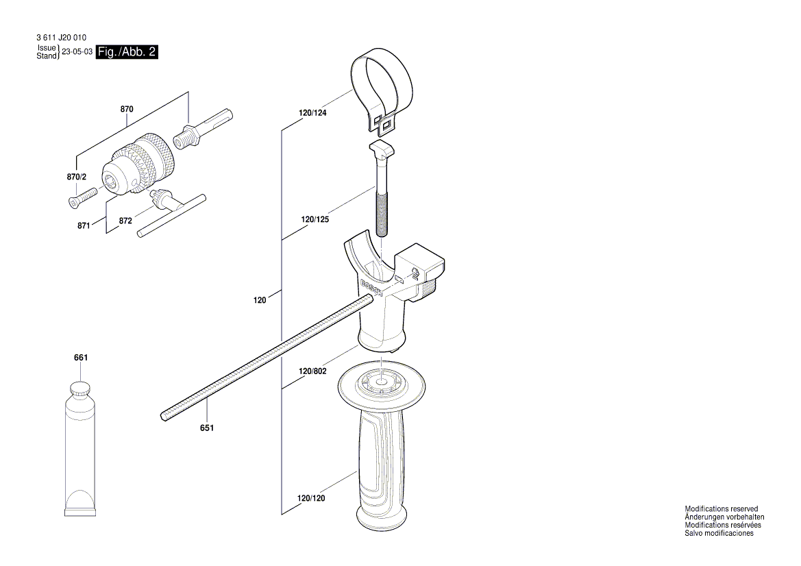 New Genuine Bosch 1600A001CL Bellows