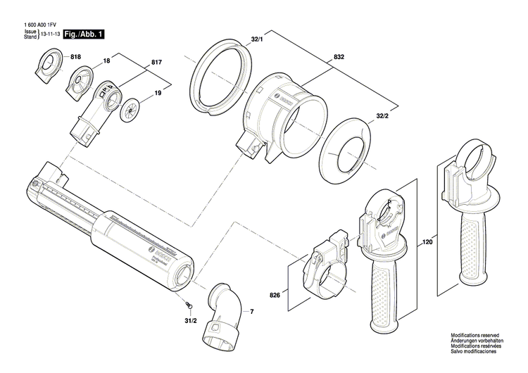 New Genuine Bosch 1600A001JW Seal