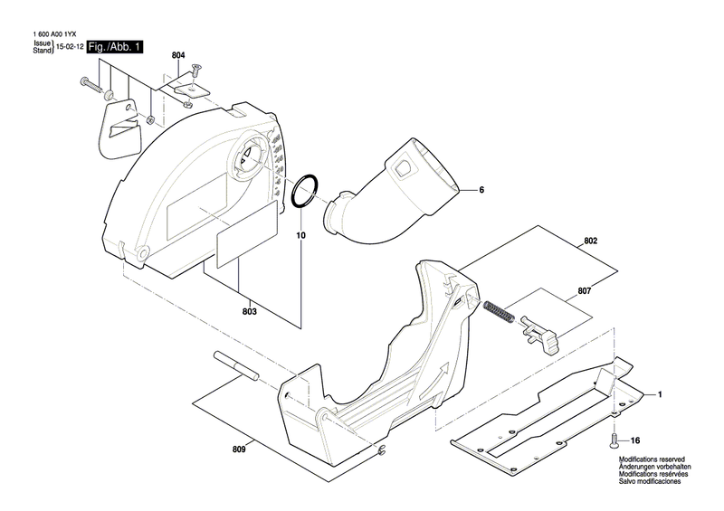 New Genuine Bosch 1600A001XW Base Plate