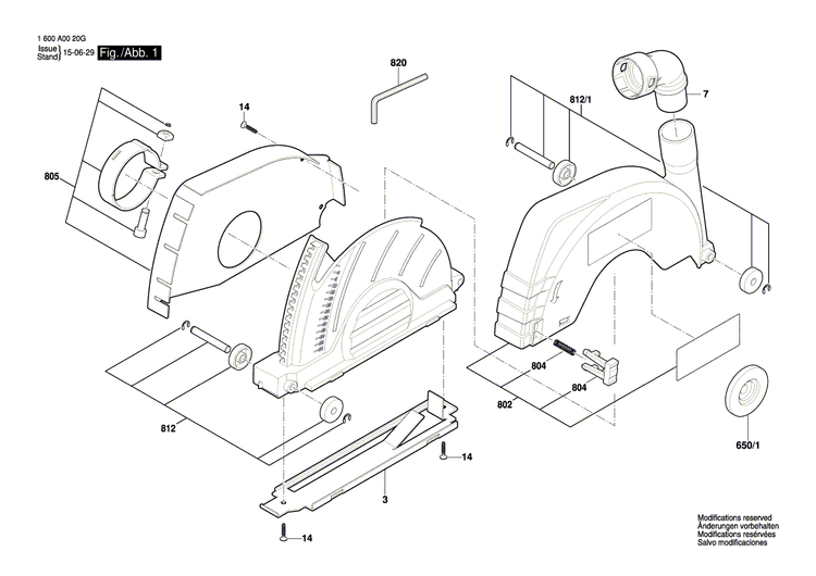 New Genuine Bosch 1600A0020X Suction Socket