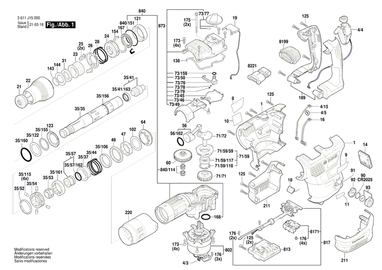New Genuine Bosch 1600A002YG Headed Bush